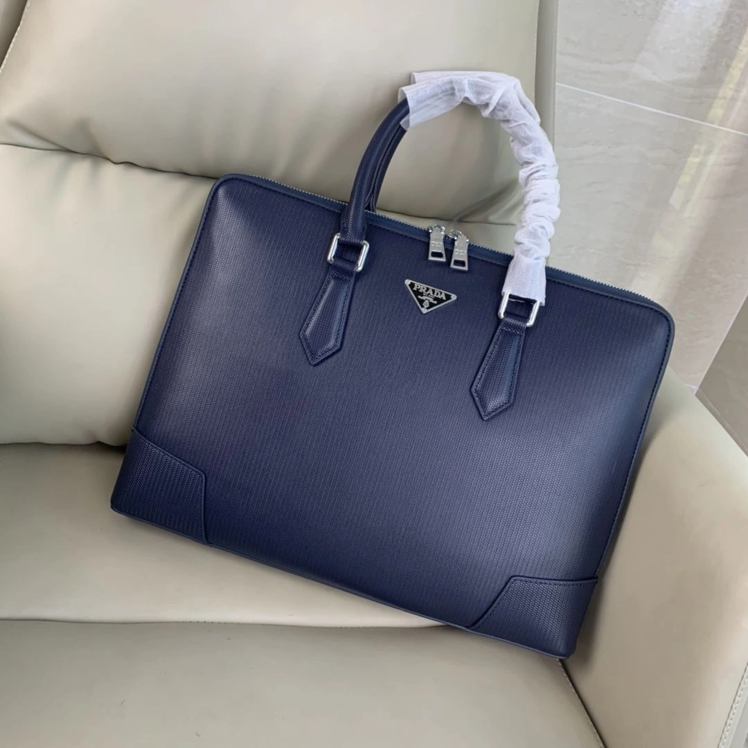 Mens Prada Briefcases Durable 92389