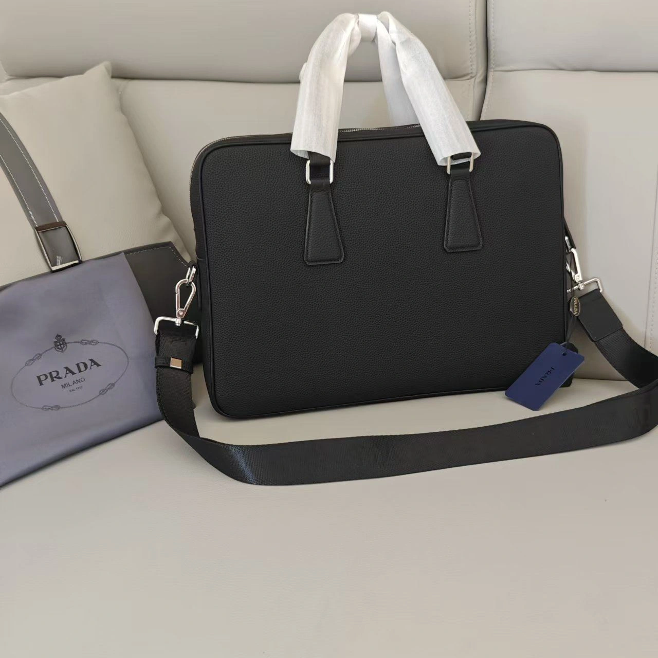 Mens Prada Briefcases Fashionable 92387