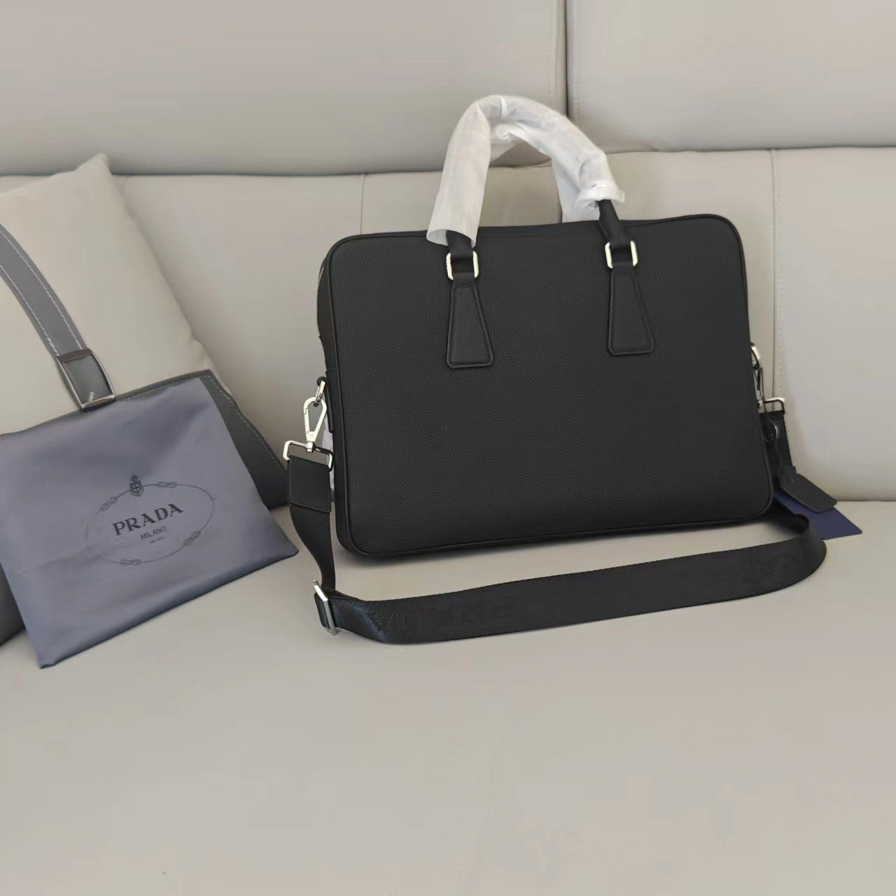 Mens Prada Briefcases Chic 92385