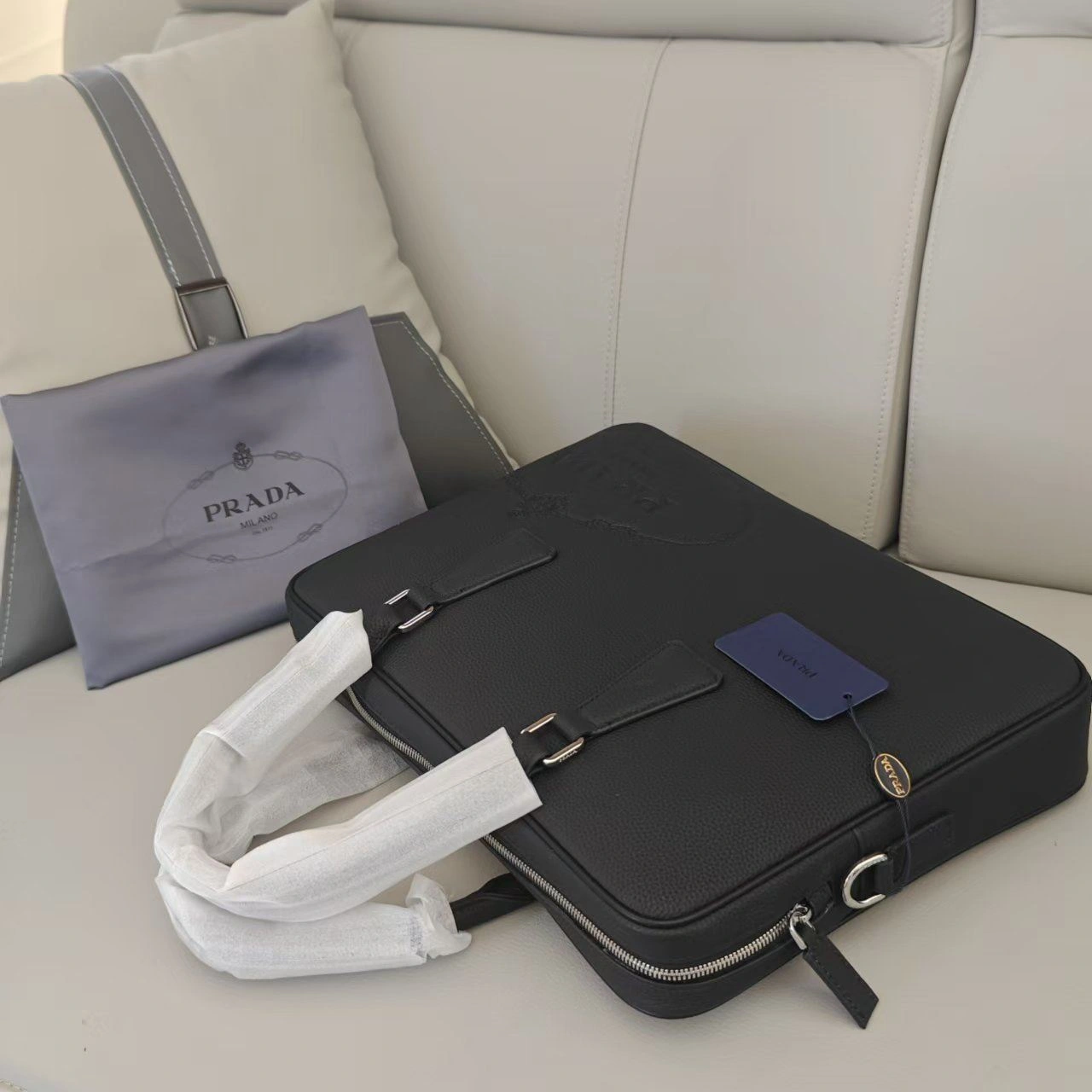Mens Prada Briefcases Chic 92385