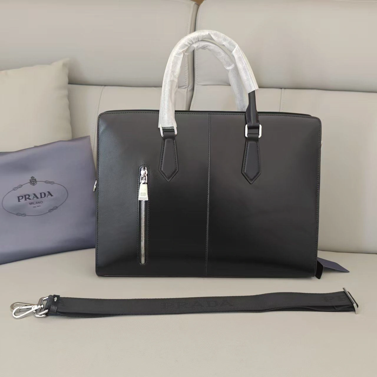 Sleek Mens Prada Briefcases 92383