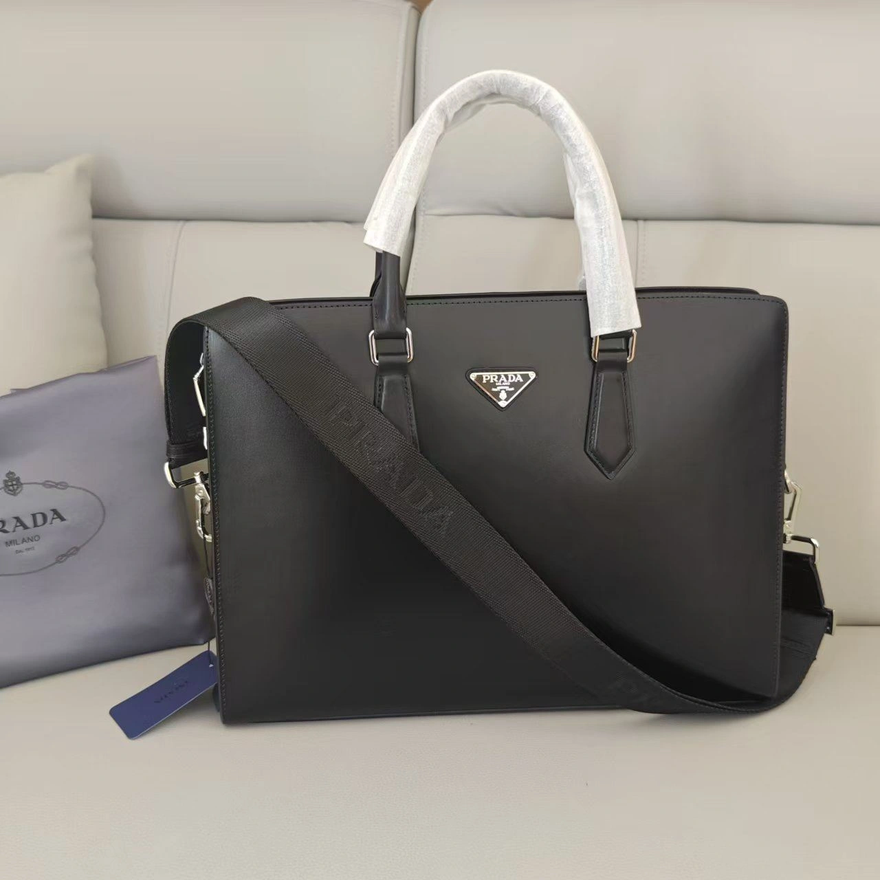 Sleek Mens Prada Briefcases 92383