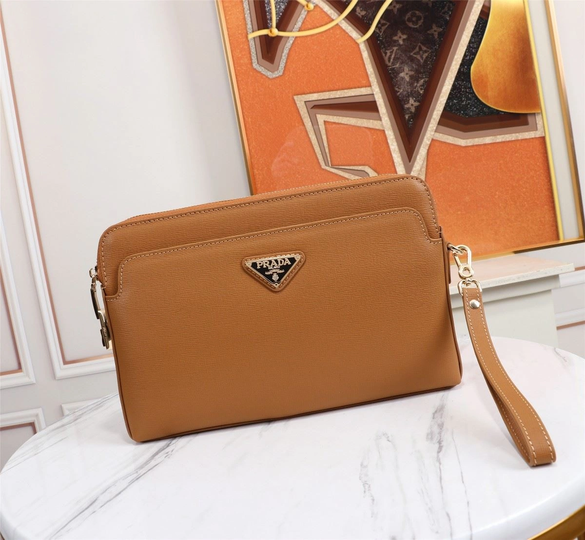 ZipUp Mens Prada Clutch Bags 92375