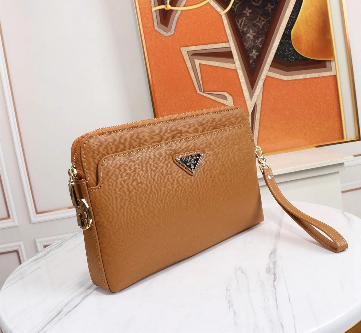 ZipUp Mens Prada Clutch Bags 92375