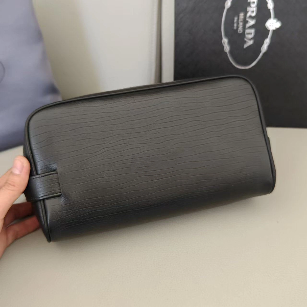 Mens Prada Clutch Bags Elegant 92356