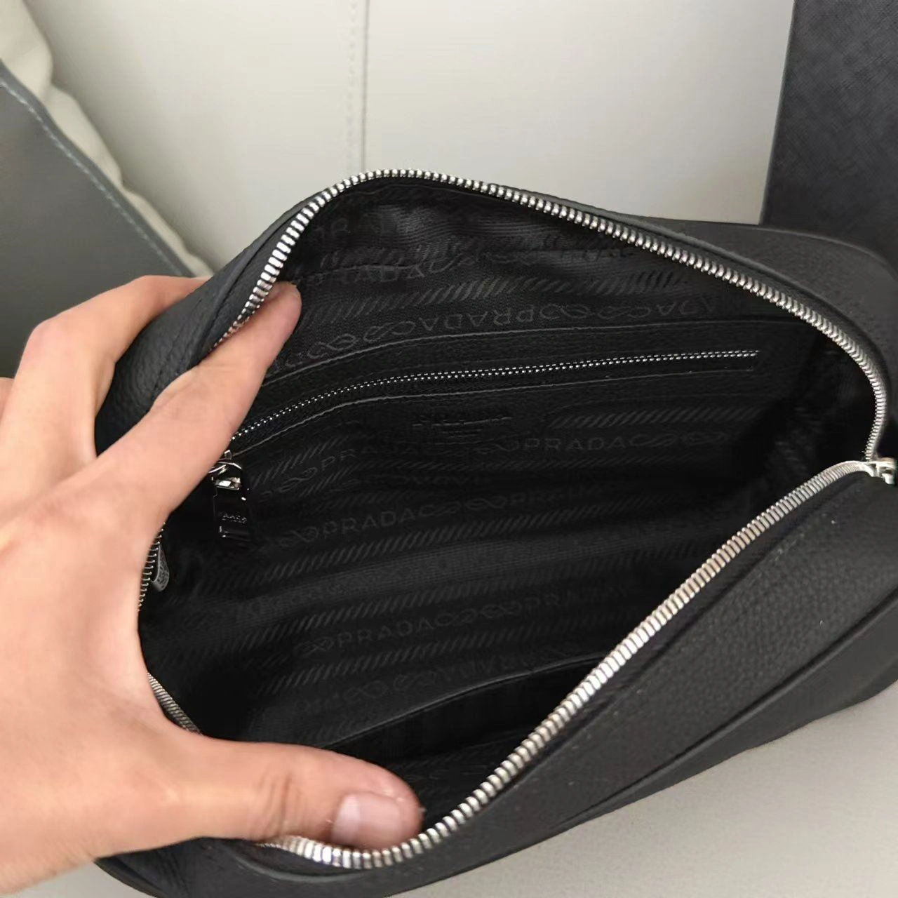 Mens Prada Clutch Bags Contemporary 92395