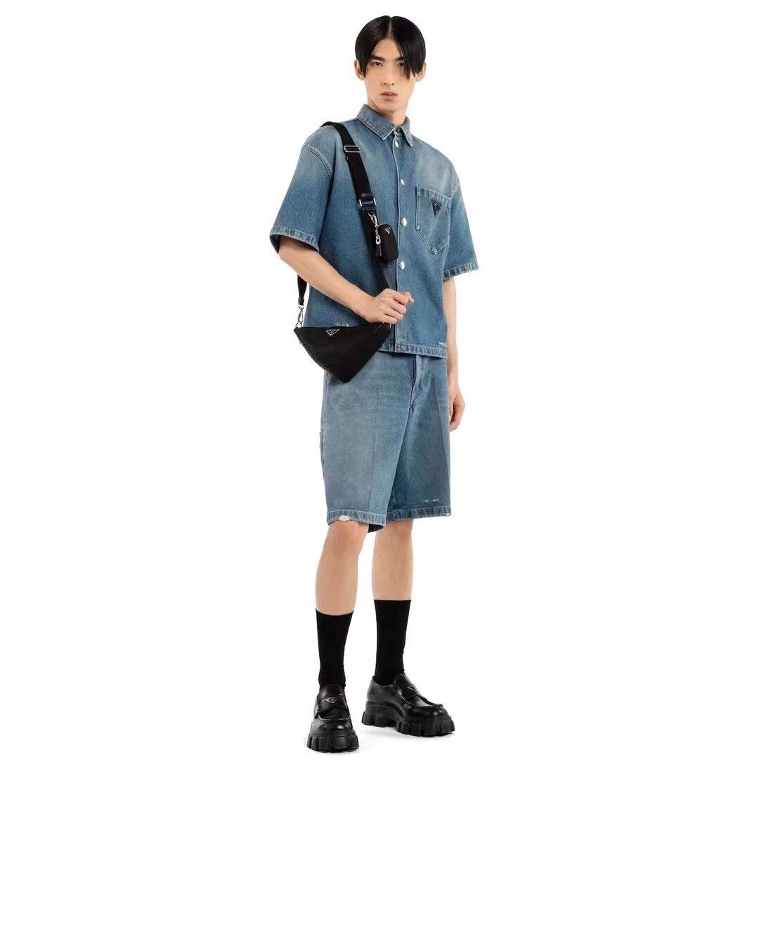 Breathable Mens Prada Satchel Bags 90661