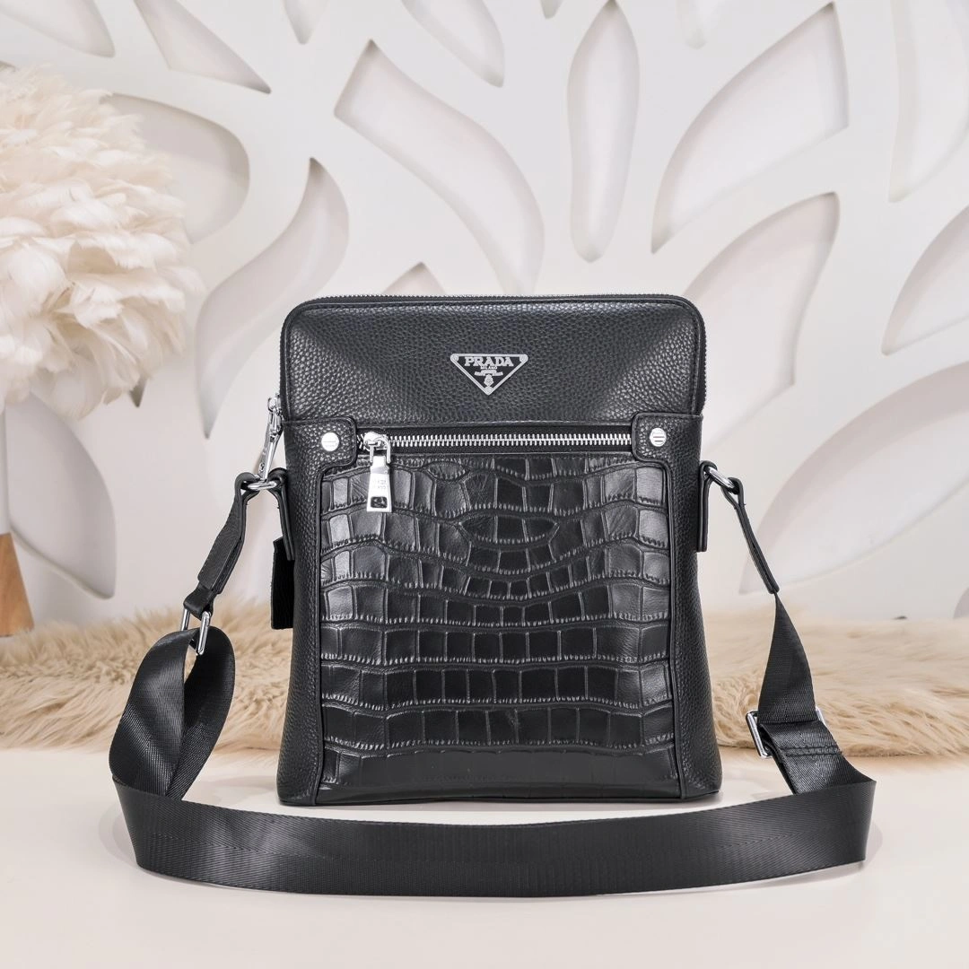 Breathable Mens Prada Satchel Bags 90639