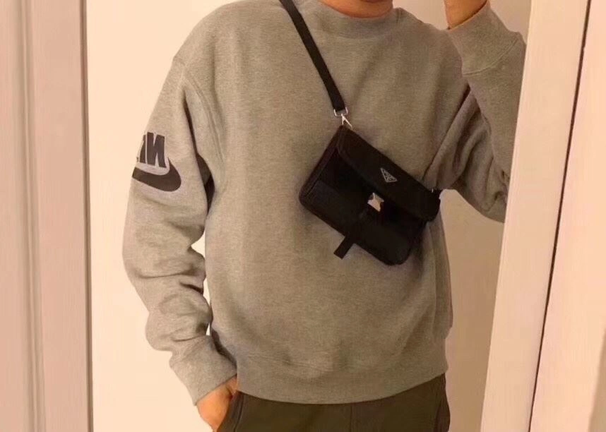 Supportive Mens Prada Waist Chest Packs 90634