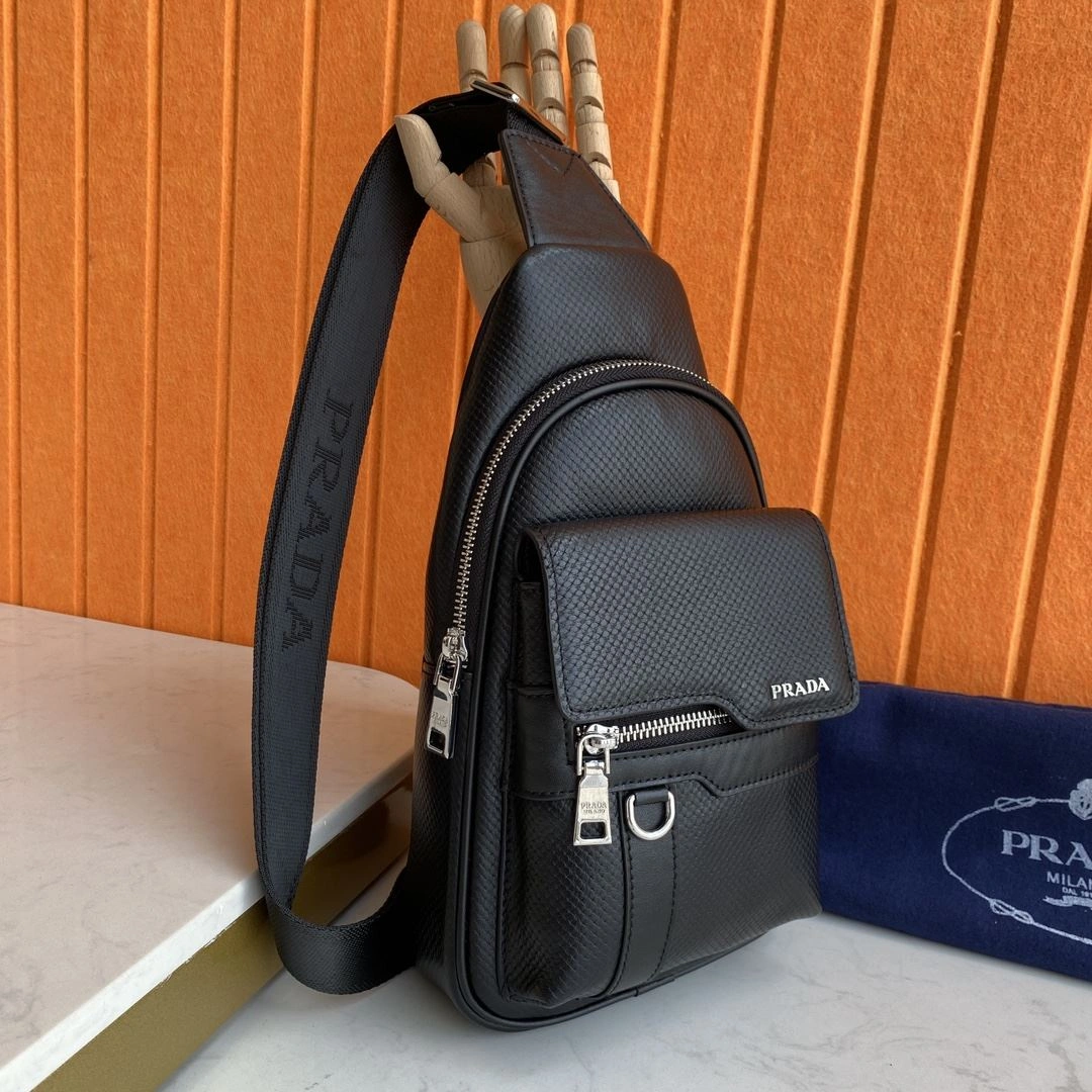 Chic Mens Prada Waist Chest Packs 92323
