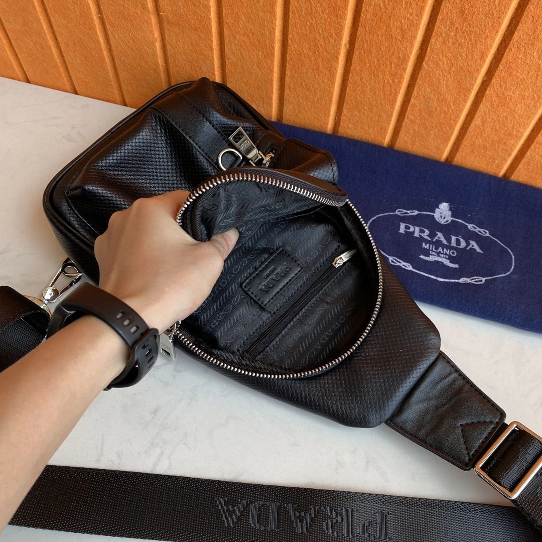 Chic Mens Prada Waist Chest Packs 92323
