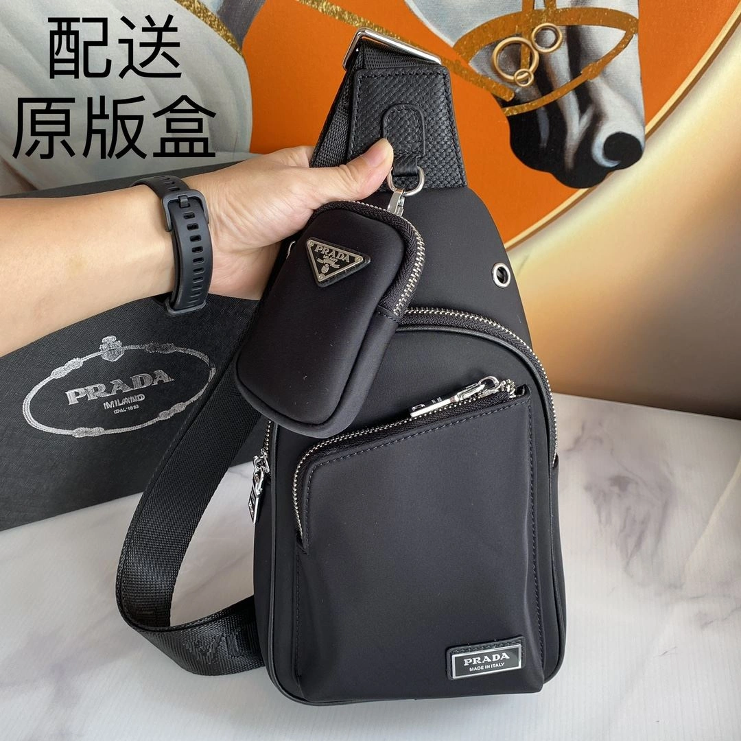 Mens Prada Waist Chest Packs Contemporary 92321