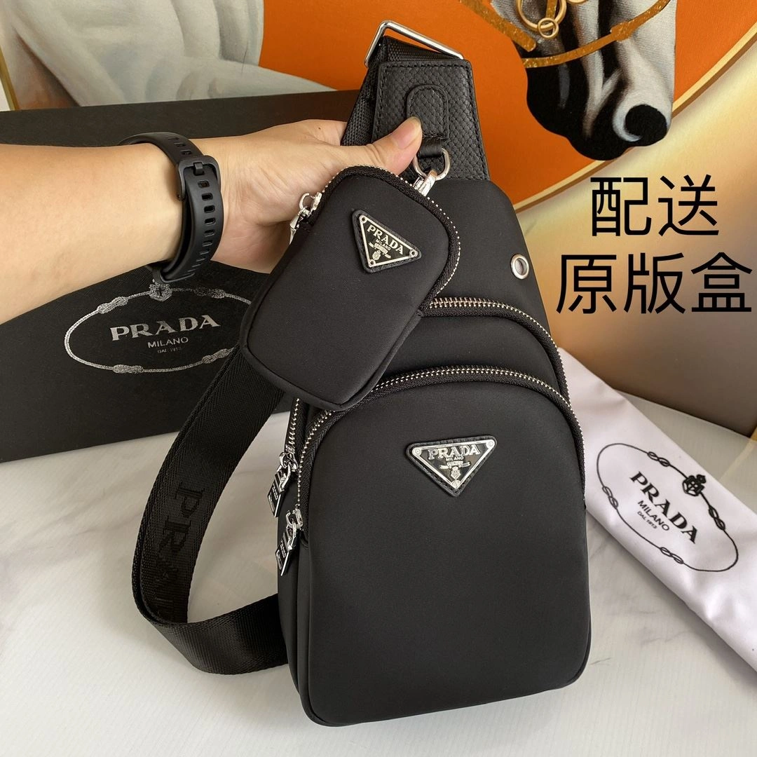 Supportive Mens Prada Waist Chest Packs 92325