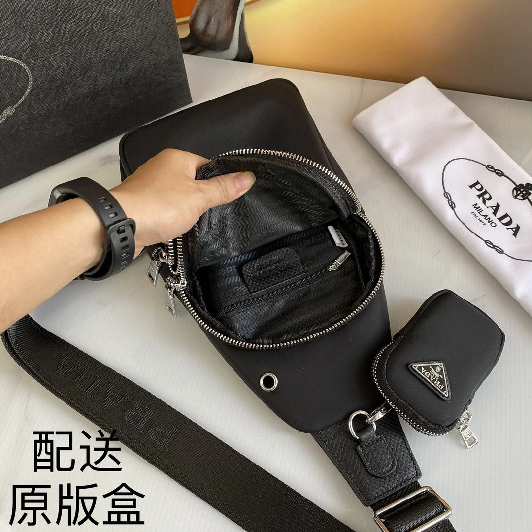 Supportive Mens Prada Waist Chest Packs 92325