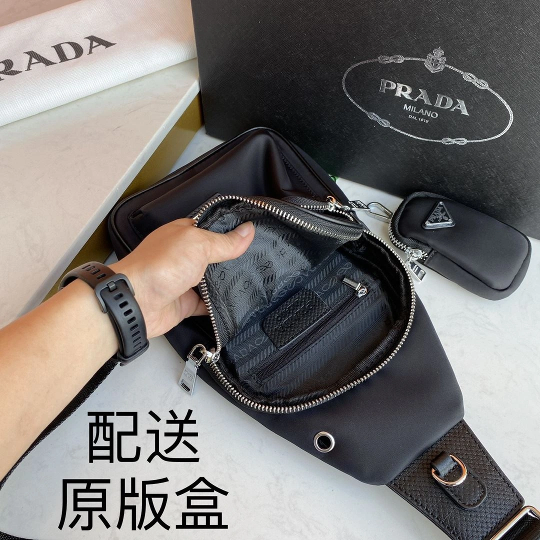 Mens Prada Waist Chest Packs Affordable 91558