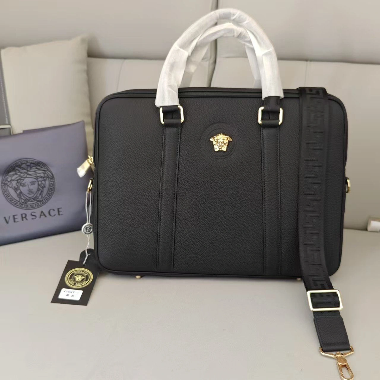 Mens Versace Briefcases Comfortable 92298