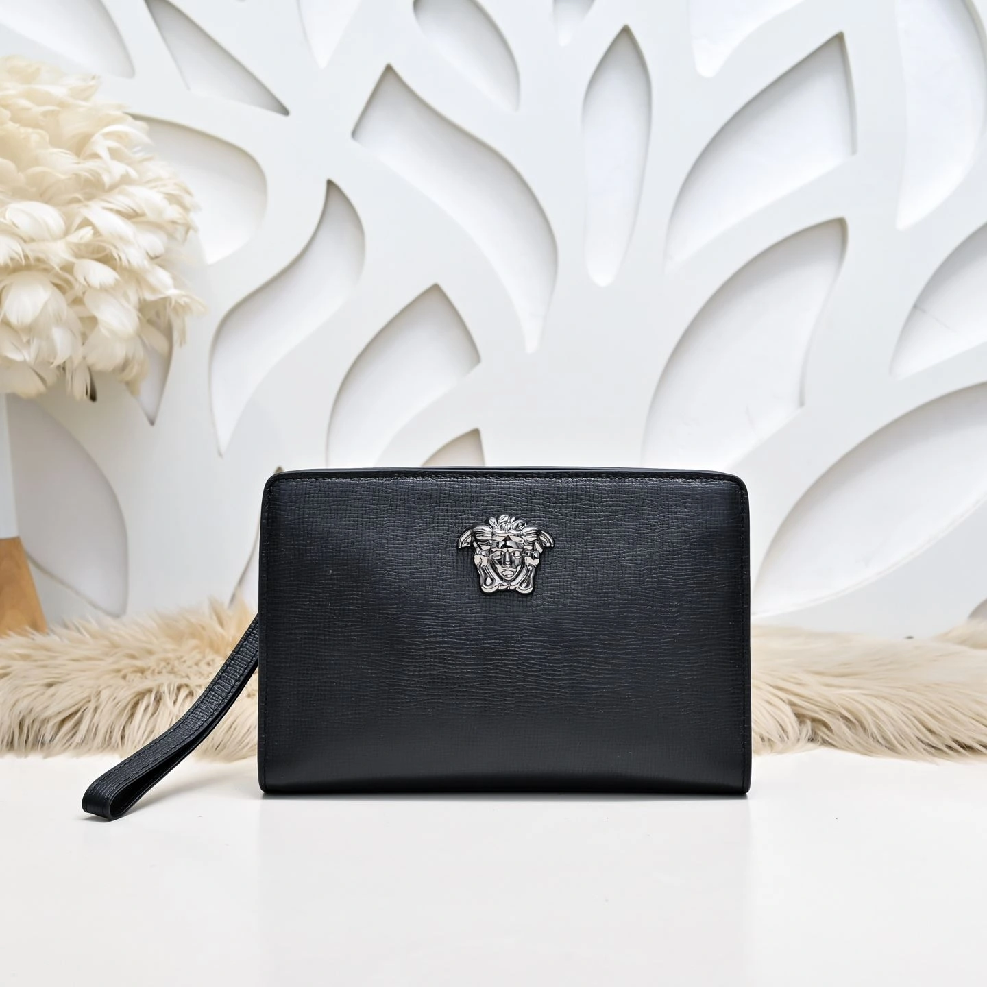 Breathable Mens Versace Clutch Bags 90558