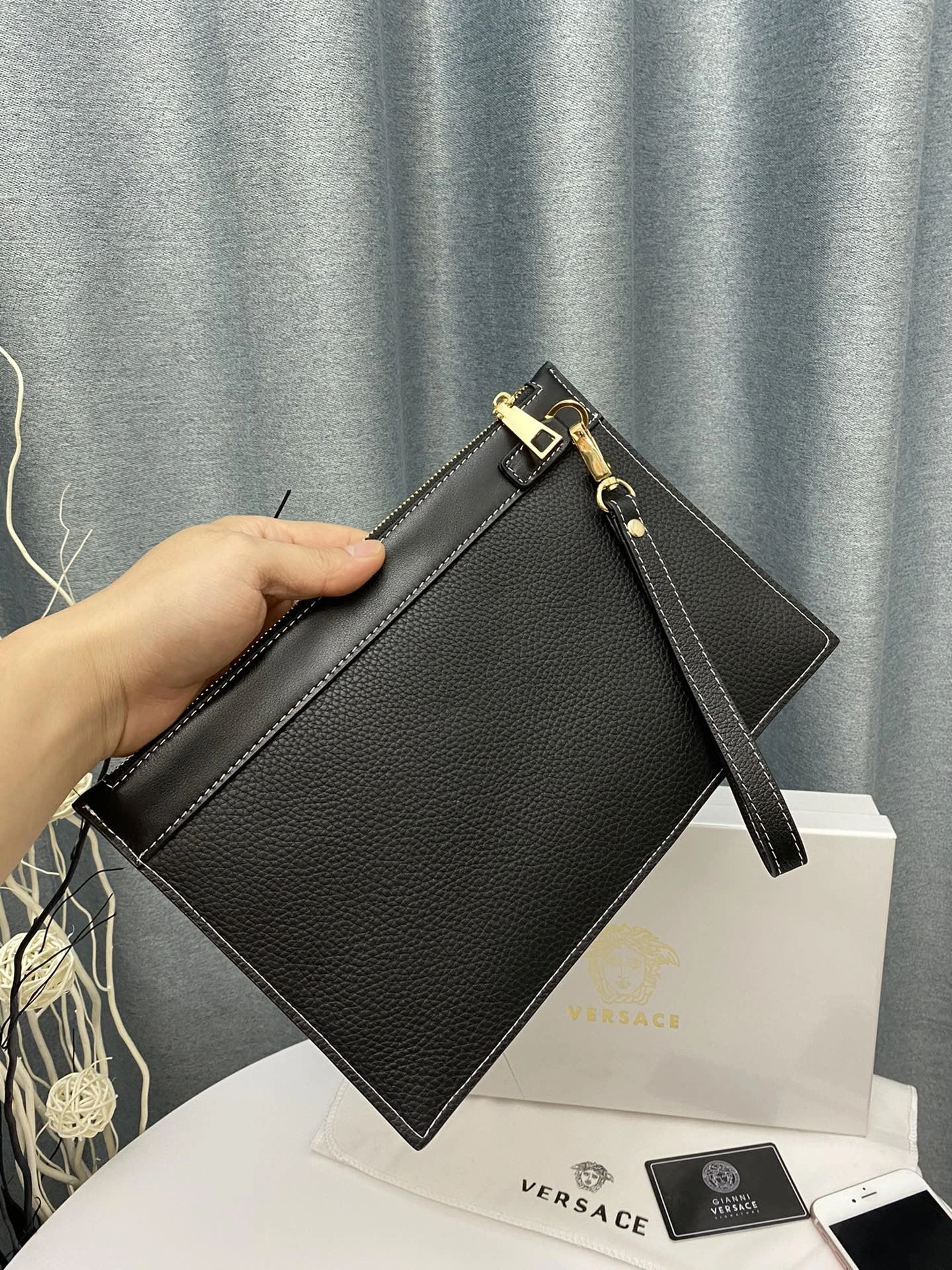 Stylish Mens Versace Clutch Bags 92282