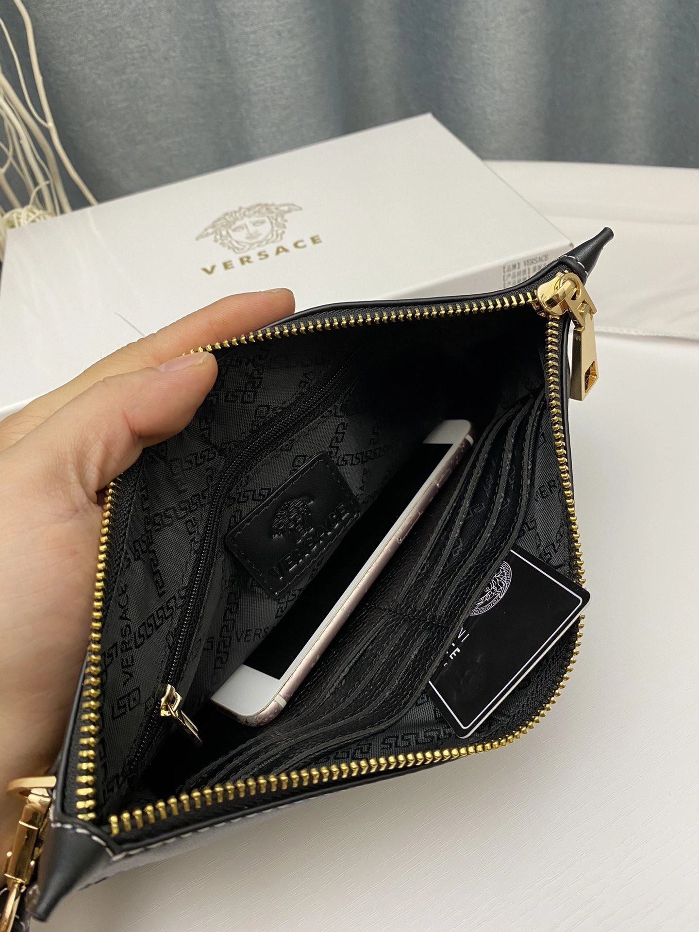 Stylish Mens Versace Clutch Bags 92282
