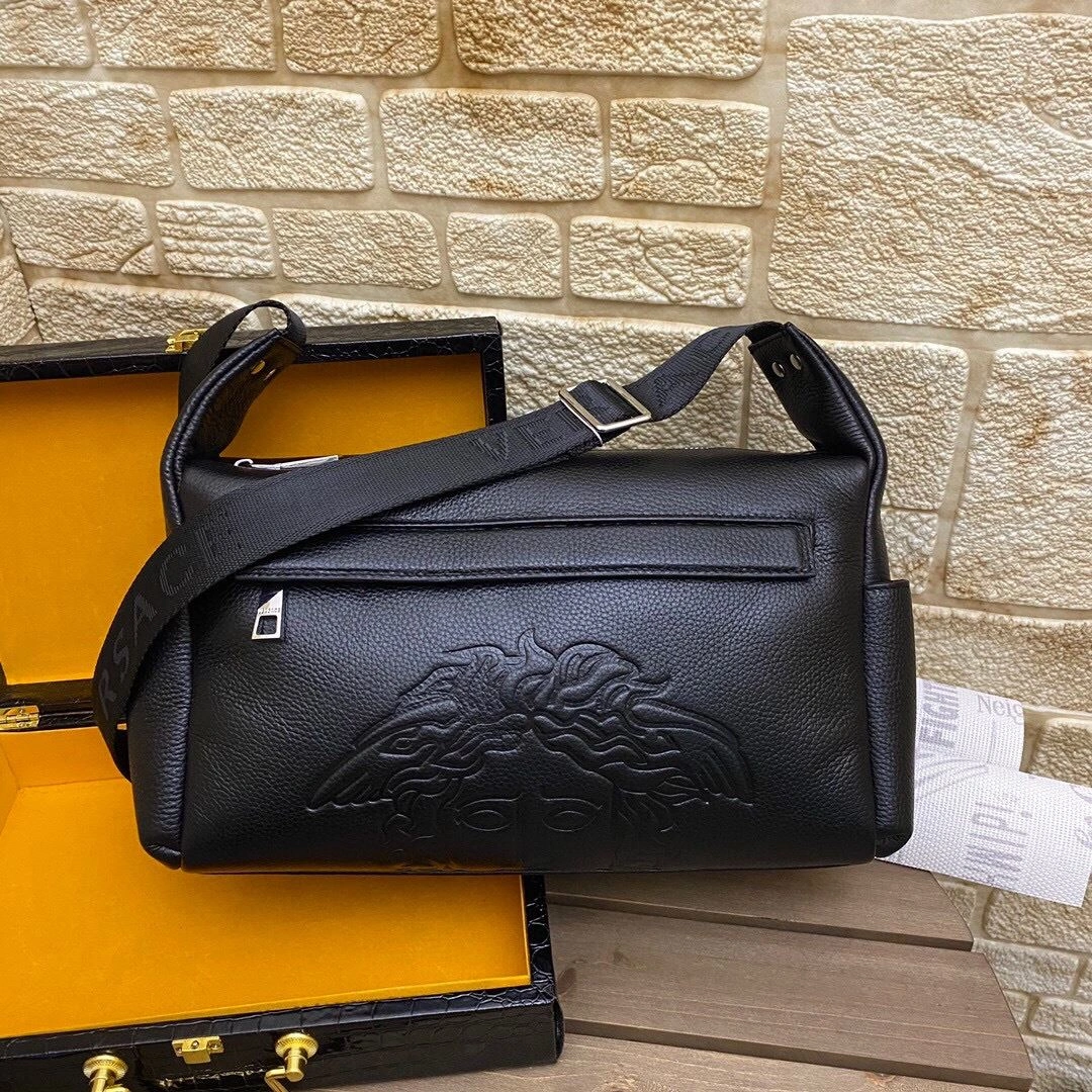Mens Versace Satchel Bags SmoothTexture 92287
