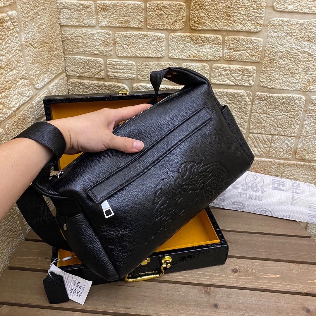 Mens Versace Satchel Bags SmoothTexture 92287