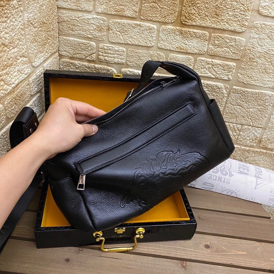 Mens Versace Satchel Bags SmoothTexture 92287