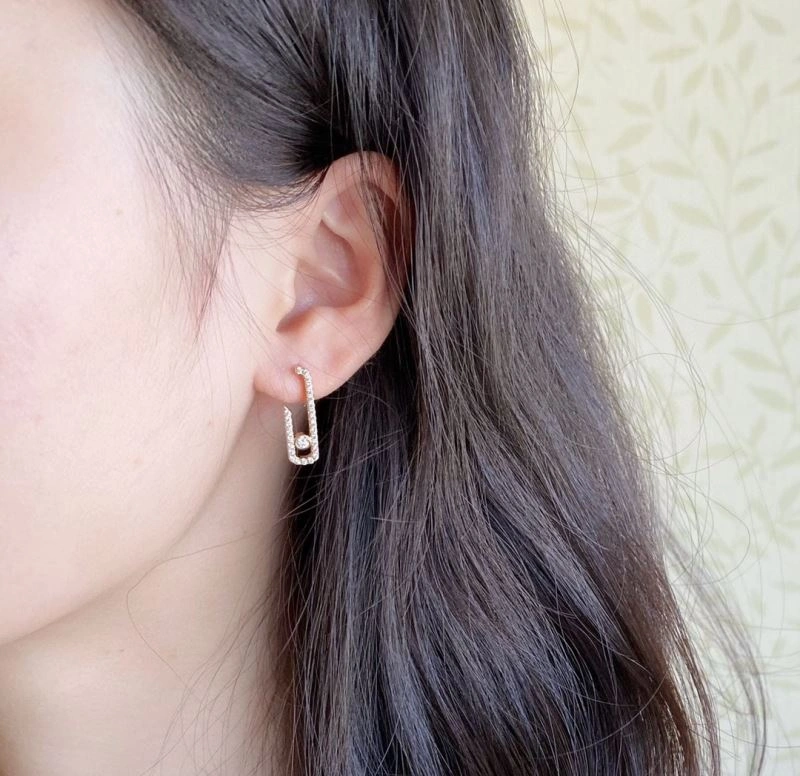 Breathable Messika Earrings 211898