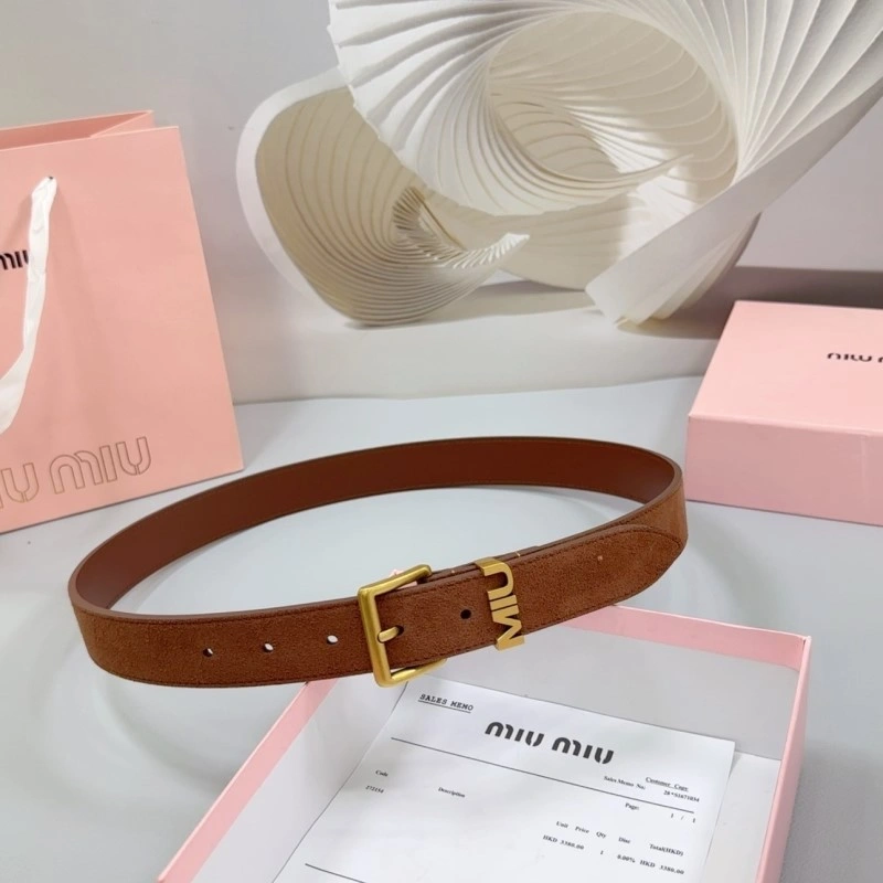 Miu Miu Belts Refined 302386