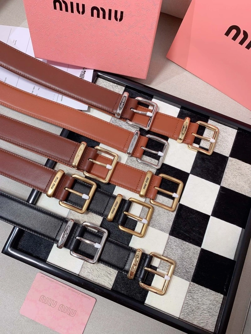 Miu Miu Belts TimelessDesign 302340