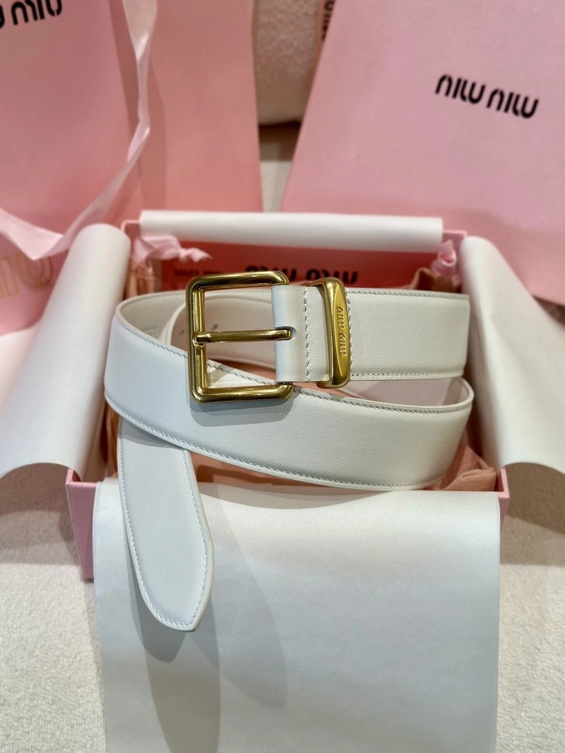 RelaxedFit Miu Miu Belts 302336