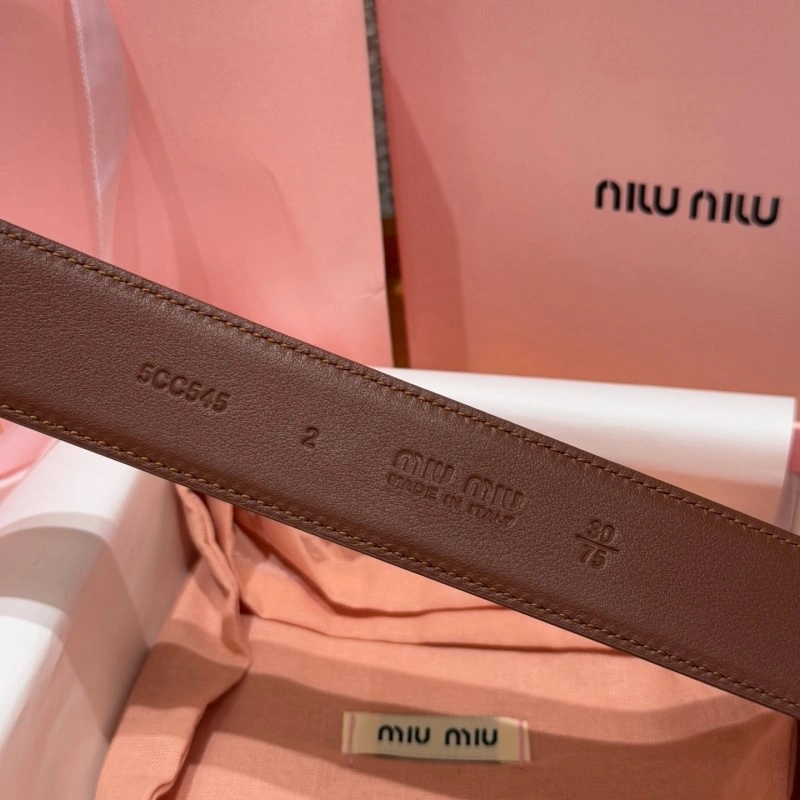 Miu Miu Belts Minimalist 302360