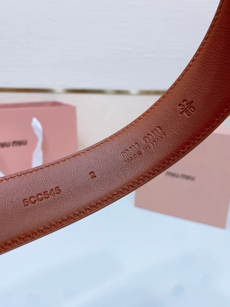 WaterResistant Miu Miu Belts 302320