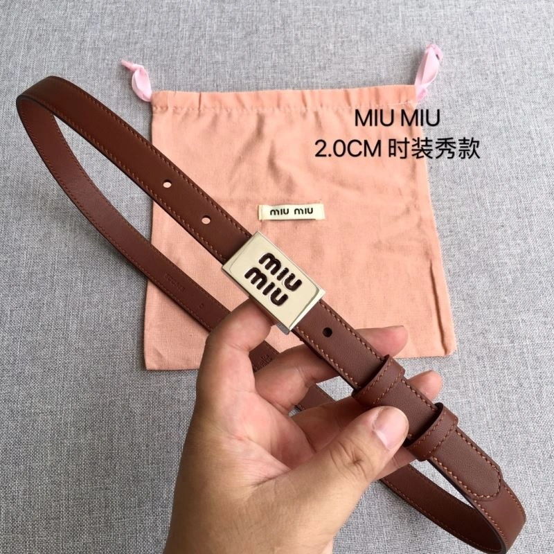 Unisex Miu Miu Belts 302484