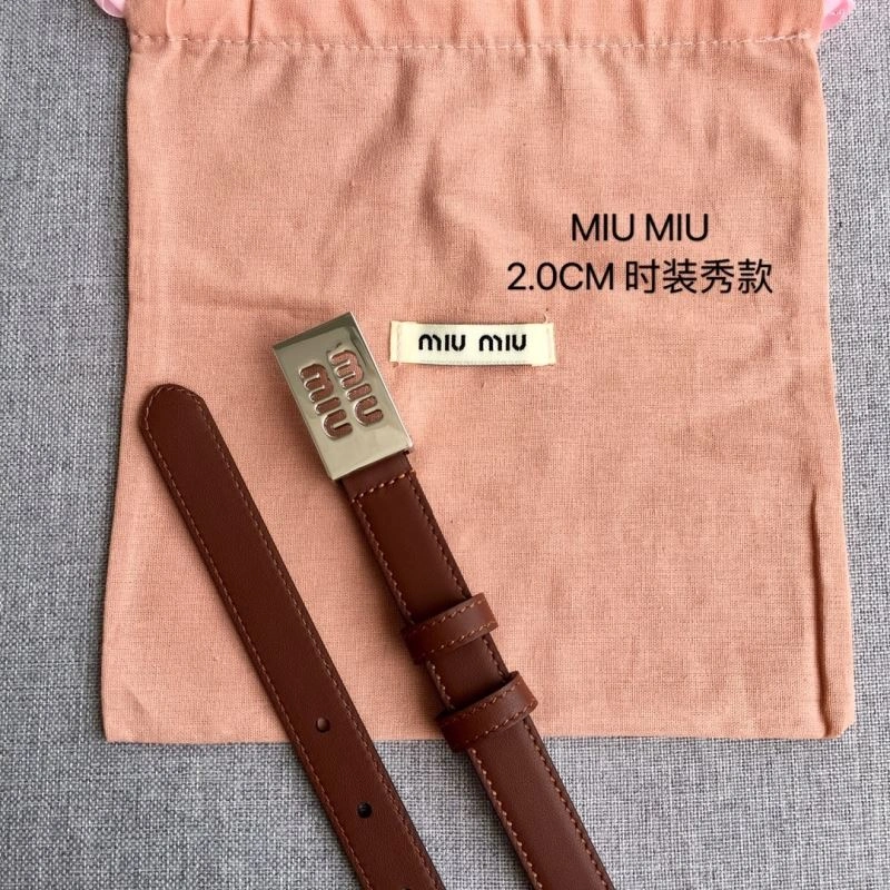 Unisex Miu Miu Belts 302484