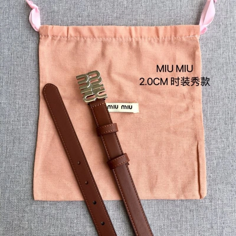 Bright Miu Miu Belts 302447