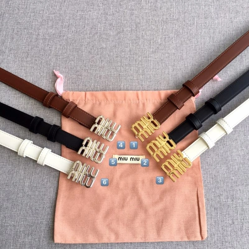 Bright Miu Miu Belts 302447