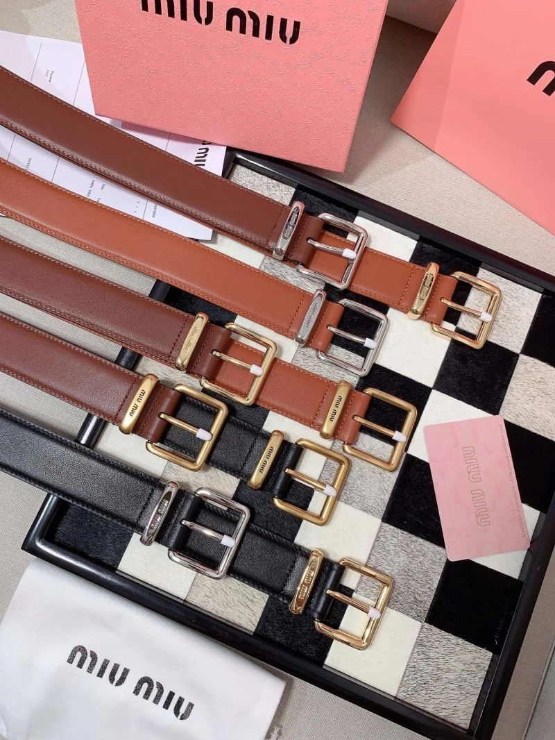 Minimalist Miu Miu Belts 302415
