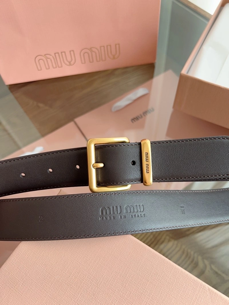 RelaxedFit Miu Miu Belts 302319