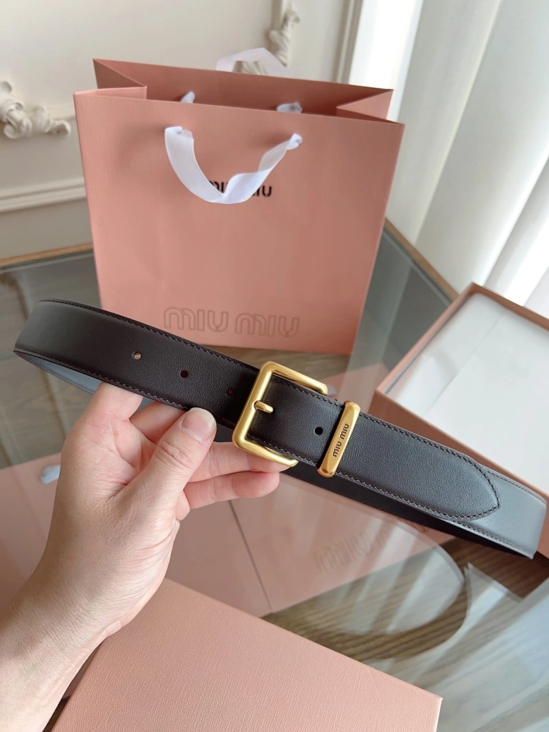 RelaxedFit Miu Miu Belts 302319