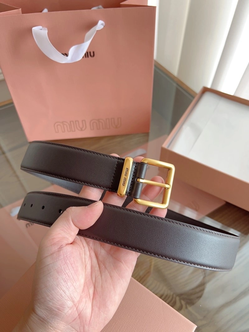 RelaxedFit Miu Miu Belts 302319