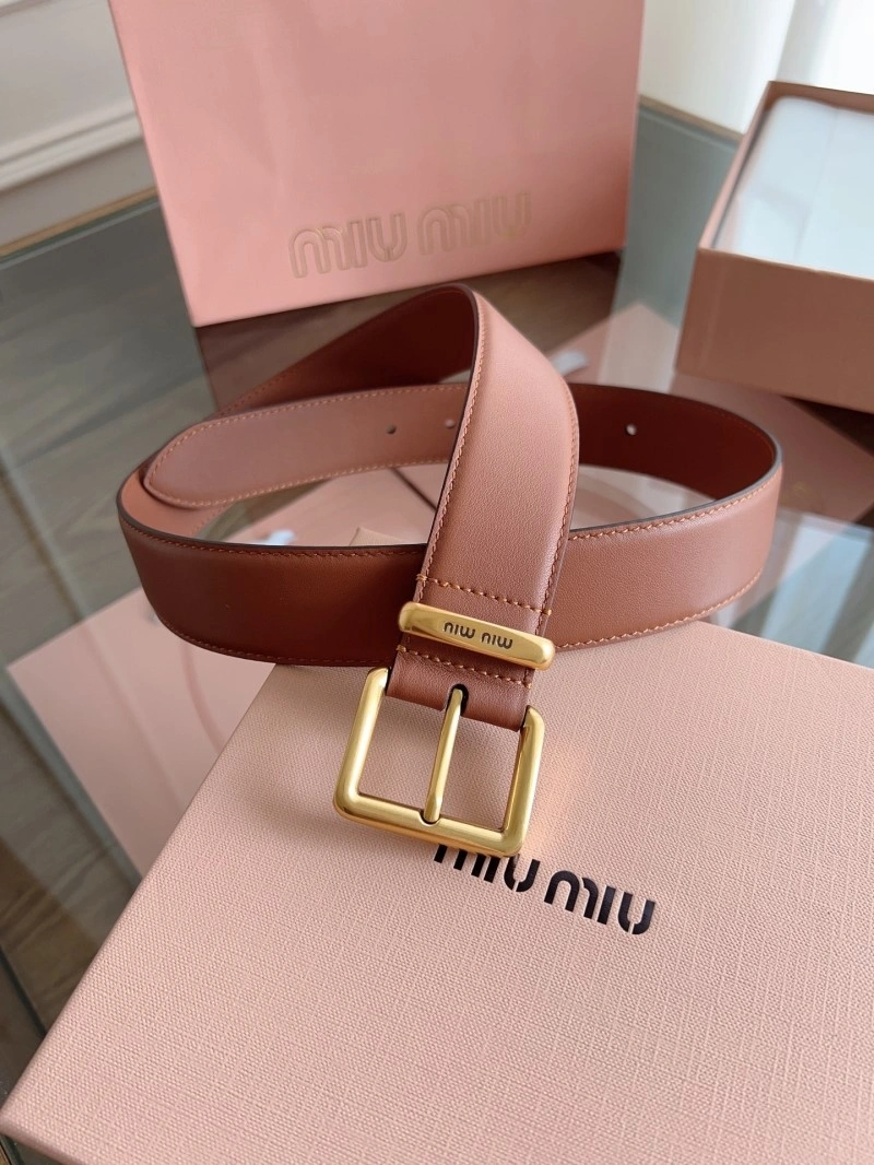 Breathable Miu Miu Belts 302316
