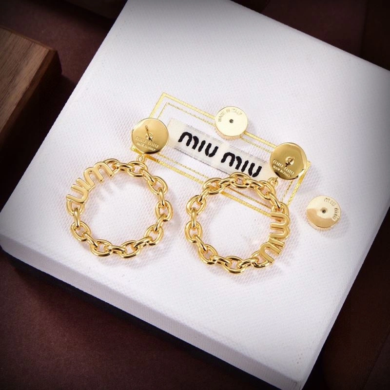 Miu Miu Earrings WrinkleFree 213882