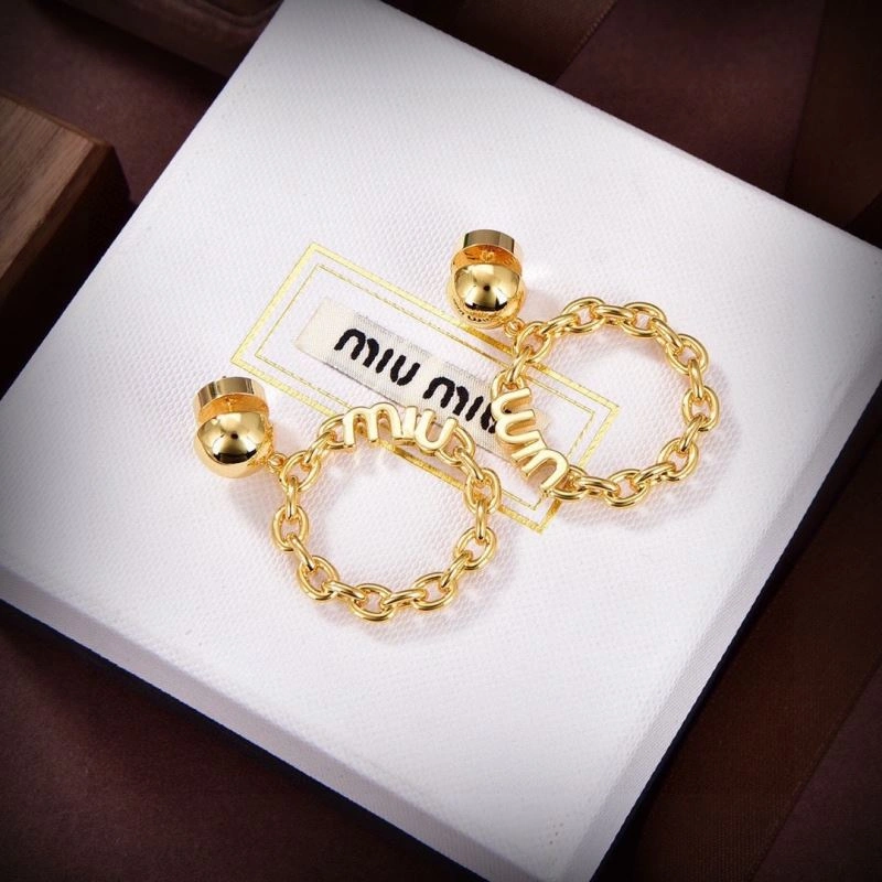 Miu Miu Earrings WrinkleFree 213882