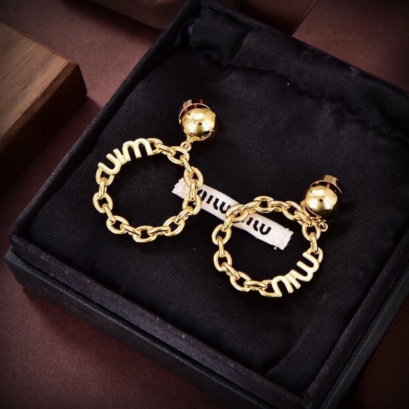 Miu Miu Earrings WrinkleFree 213882