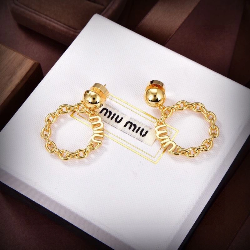 Miu Miu Earrings WrinkleFree 213882