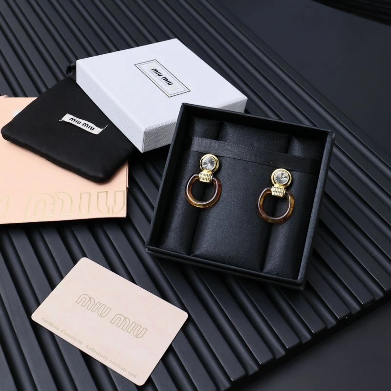 Miu Miu Earrings Durable 213442