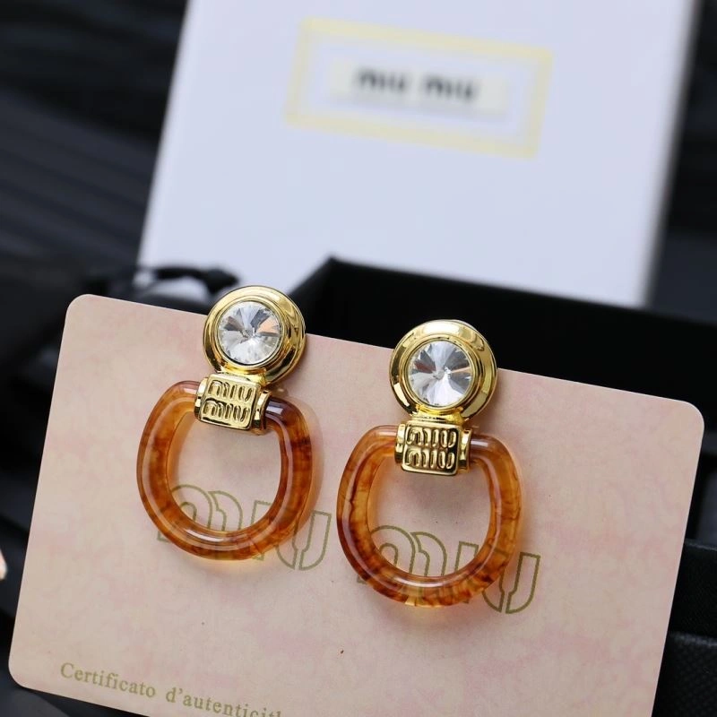 Miu Miu Earrings Durable 213442