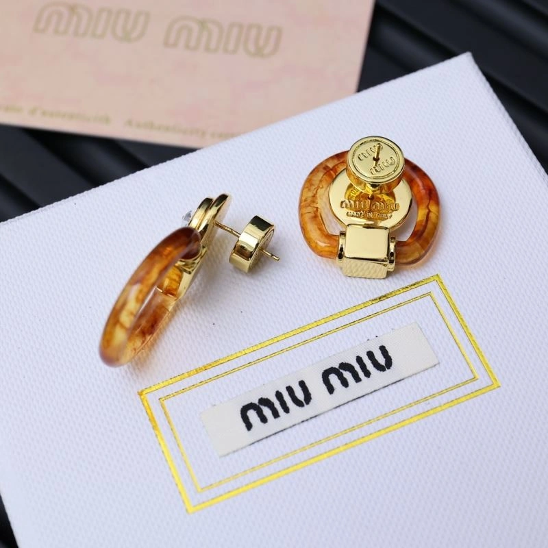 Miu Miu Earrings Durable 213442