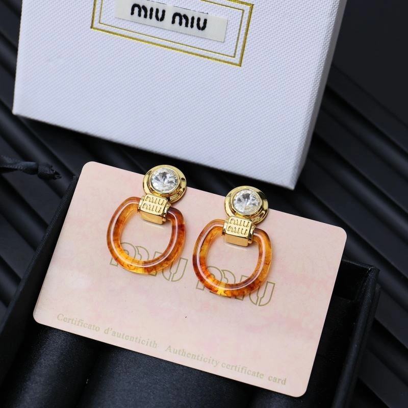 Miu Miu Earrings Durable 213442