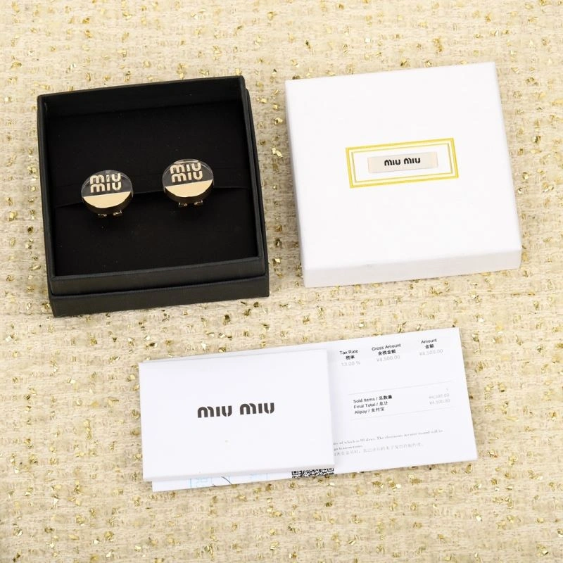 SmoothTexture Miu Miu Earrings 214511